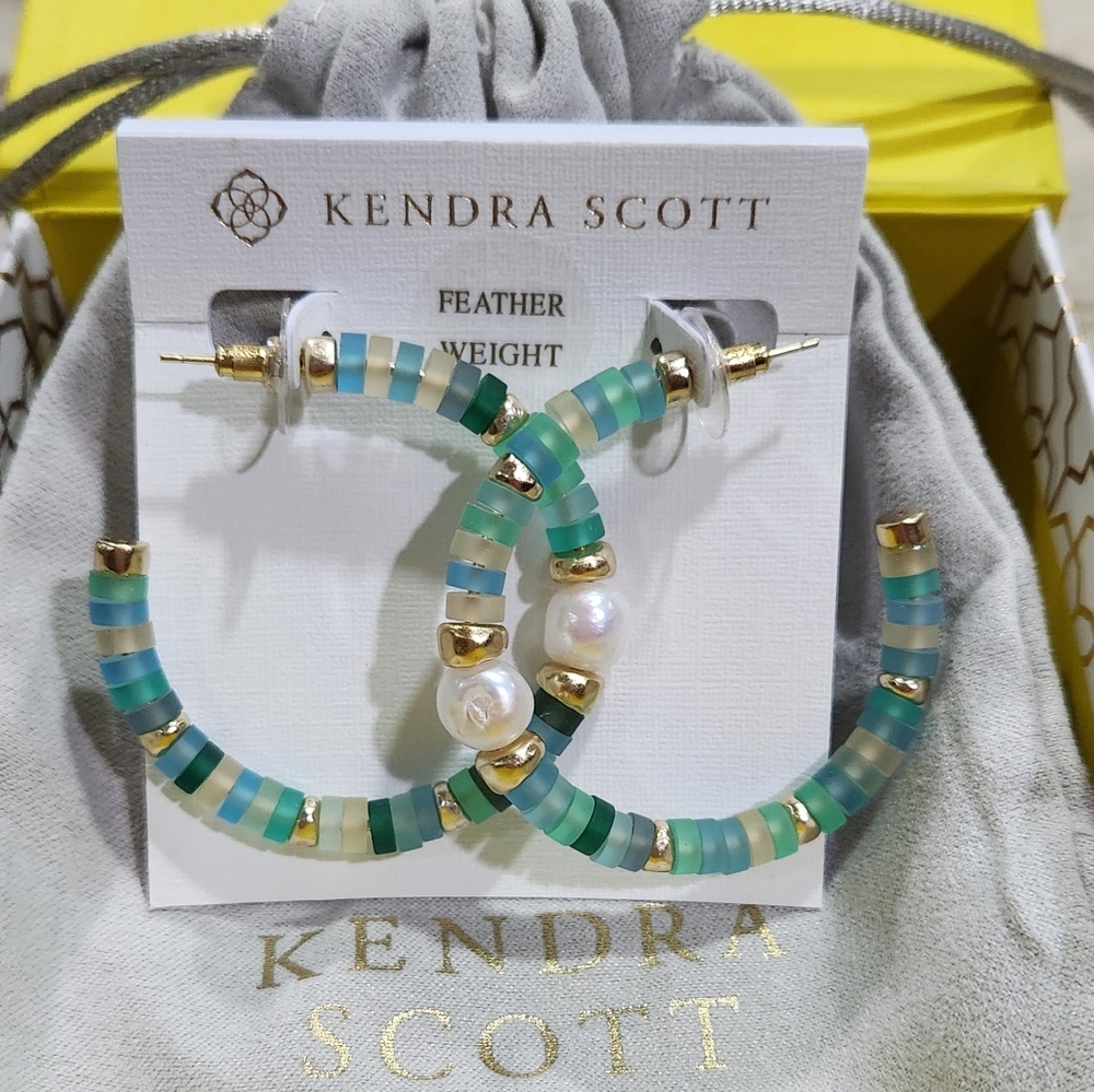 Kendra Scott Lila Hoop Earrings NWT